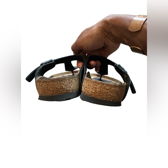 Birkenstock Gizeh Biko-Flor Black Thong Sandals. Size EU 36/ US 5-5.5. - Picture 8 of 16
